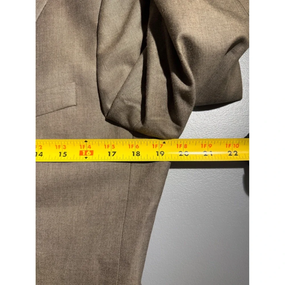 Banana Republic Mens 38S Tailored Slim Blazer Brown Stripe Sport Coat 924410-00
